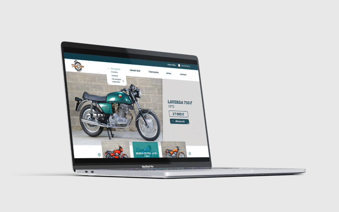 Classic VIbes Motorcycles – site web