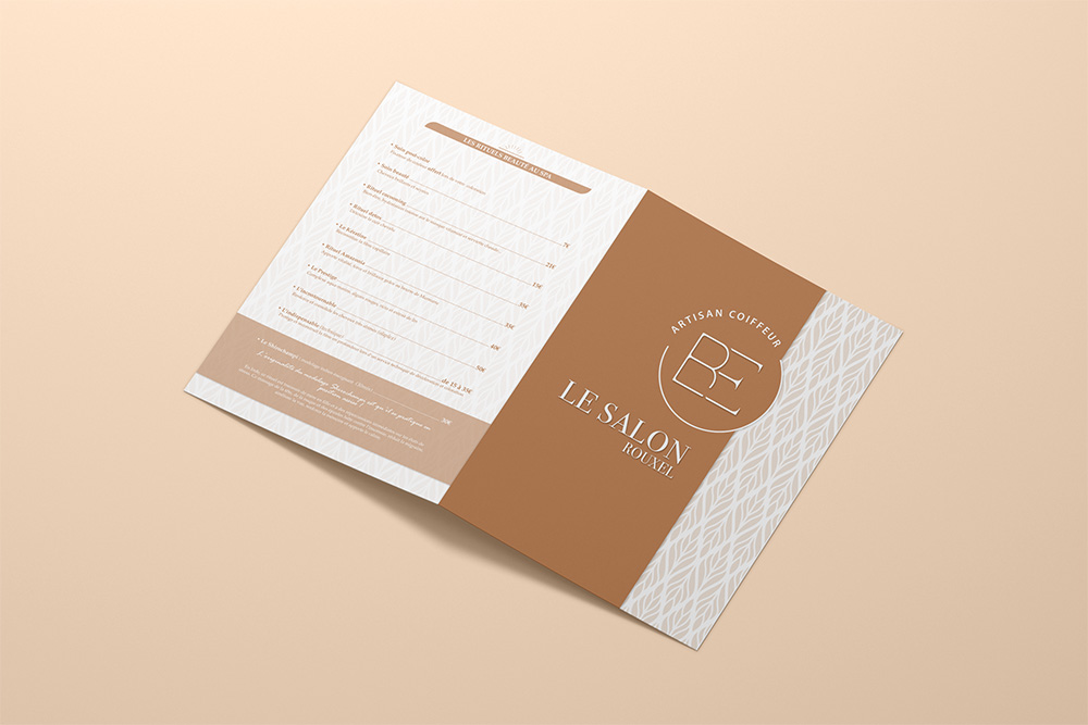 Salon ROUXEL – Cartes tarifaires