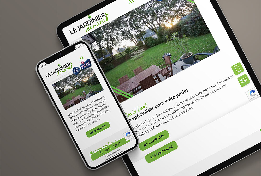 Le Jardinier Léonard – site web