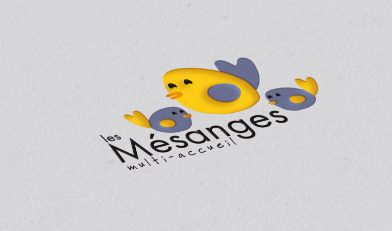 logo identite visuelle communication finistere bretagne LES MESANGES