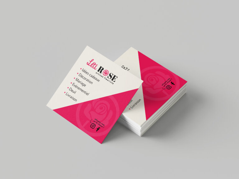 logo identite visuelle communication finistere bretagne LETI ROSE