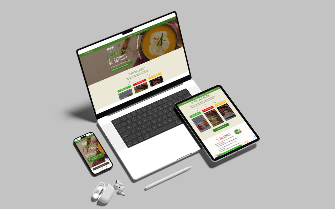 Mon Panier de Saveurs – Création de site web